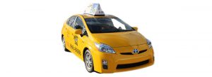 Hybrid Prius Yellow Cab of Arizona Taxi