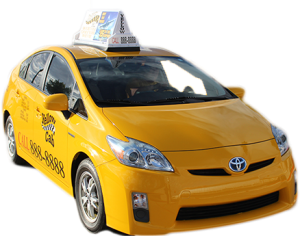 Hybrid Prius Yellow Cab of Arizona Taxi